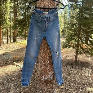 Madewell high rise skinny 9 inch